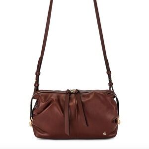 Rag and Bone Cross Commuter Bag Brown Leather